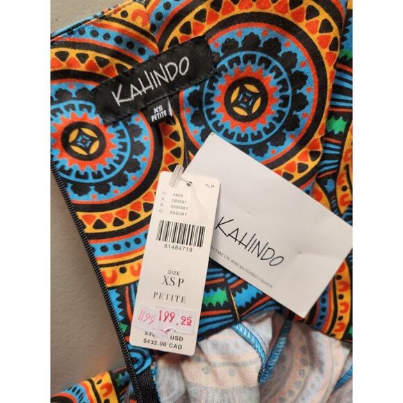 NWT Anthropologie Kahindo Strapless A-Line Dress Size XSP Petites #G3416 - Picture 6 of 10